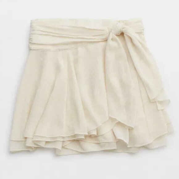 Aerie NWT Chiffon Wrap Skirt - Size XL - Picture 2 of 8